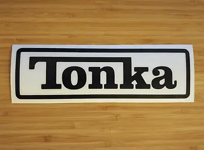 Tonka Decal - Vinyl Sticker - Truck Mudding 4x4 Toys - Choose Color And Size • $3.95