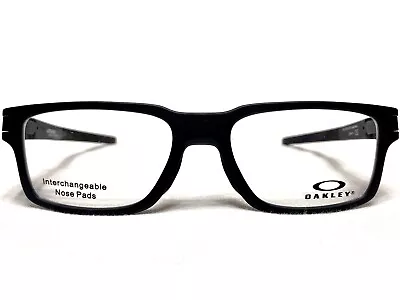 NEW Oakley Latch EX OX8115-0152 Mens Satin Black Modern Eyeglasses Frames 52/17 • $99.99