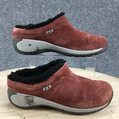 Merrell Shoes Womens 7.5 Encore Q2 Ice Plush Lined Slip On Mule Clogs J00792 Red • $32.99