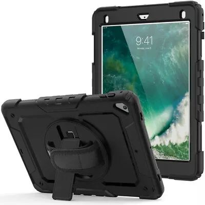 For 6th/5th Gen/Pro 9.7  Heavy Duty Shockproof Rugged Stand Rotating Cover Case • $29.50