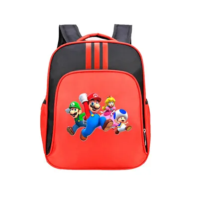 Super Mario Luigi Backpack School Bag Kids AU Shop • $29
