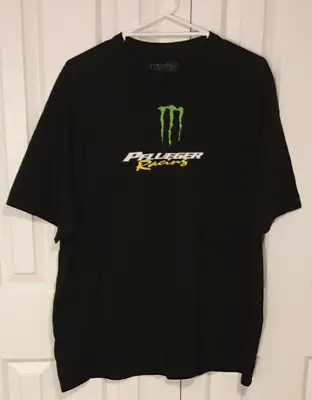 MONSTER ENERGY PFLUEGER RACING Off-Road Racing USA T-Shirt Black Size Men's 2XL. • $16.08