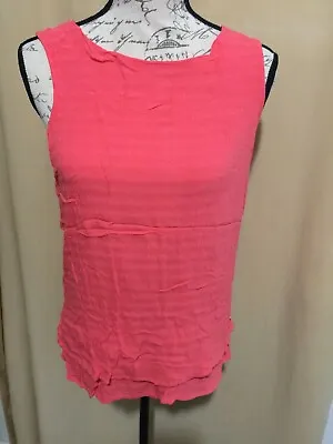 S.Oliver Women Sleeve Less Shirt Tank Top Blouse Size 10 075WGT11 • $11.99