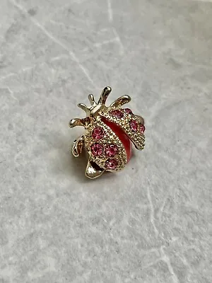 Ladybird LadyBug FLY BROOCH BEAUTIFUL GEM SPARKLE PIN BROOCH NEW JEWELLERY BUG • £4.99