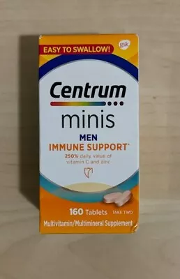 Centrum Minis Men Immune Support Multivitamin Multimineral 160 Tablets 05/24 • $10