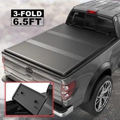 6.5FT TRI-Fold Hard Truck Bed Tonneau Cover For 2004-2014 Ford F150 Waterproof • $415.79