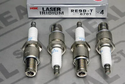 NGK 6701 RE9B-T RE9BT Trailing Laser Iridium Spark Plugs Box Of 4 For RX-8 04-11 • $158.91