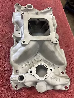 Offenhauser SBC Chevy 327 350 283 Intake Manifold Offy  Port O Sonic VTG • $299.99