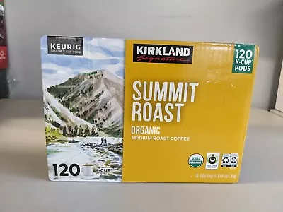 Kirkland Signature Coffee Organic Summit Medium Roast K-Cup Pod 120-Count • $39.96