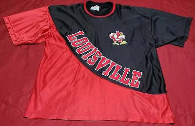 Vintage Warm Up Basketball Jersey Louisville Cardinals Size Xl Youth 18/20  • $10