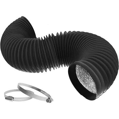 Flexible 4 Inch 10/25 Feet Aluminum Ducting Dryer Vent Hose 4 Layer Protection  • $11.99