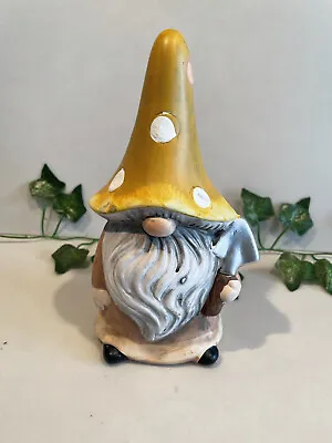 Latex Rubber Mould Standing Nordic Gonk Garden Gnome With Spade Mold Casting DIY • £11