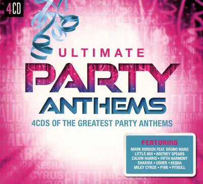 Various Artists : Ultimate... Party Anthems CD Box Set 4 Discs (2018) • £3.58