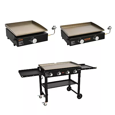 VEVOR 17/22/36 Outdoor Countertop Propane Gas Griddle Flat Top Grill 1-4 Burners • $95.99