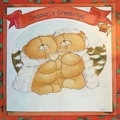 Forever Friends Hallmark Christmas Card - Single Card - Cute  • £1.99