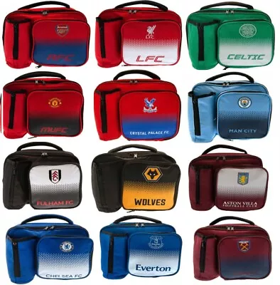 Football School Lunch Bag With Bottle Holder - Liverpool / Tottenham / Chelsea • £15.99
