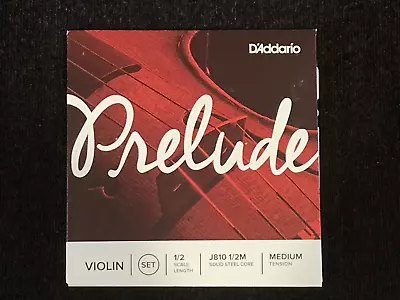 D'Addario Prelude Violin String Set 1/2 Scale Medium Tension • $19.95