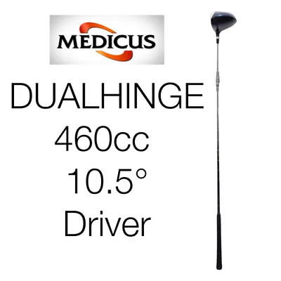 Medicus Training Driver #1 10.5° 460cc Dual Hinge Swing Improving Golf Club • $99.99