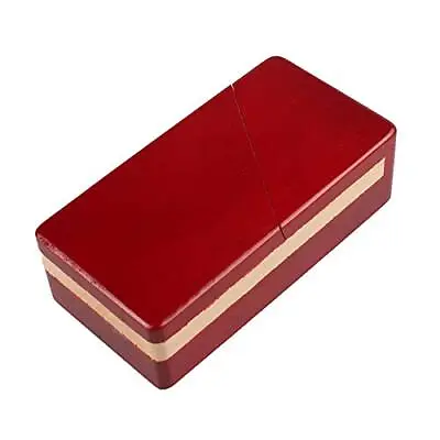 Impossible Box Puzzle Master Secret Opening Box Wooden Red Magic • $19.42