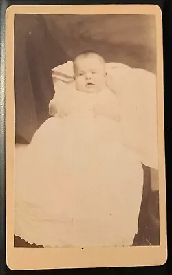 Cdv Photo ~1870 Sweet Baby - Tama City Iowa • $3.69