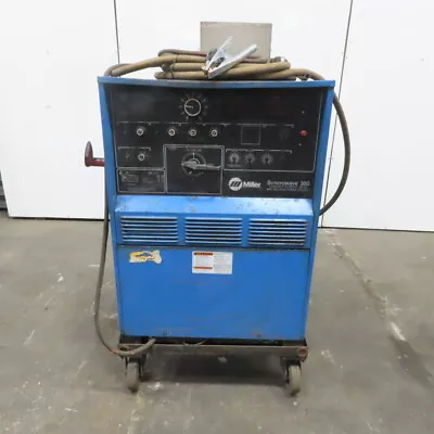 Miller Syncrowave 350 Tig Arc CC  AC/DC Welder Power Source W/Cooler & Wheels • $2093.97