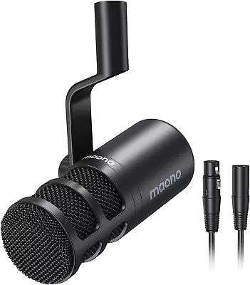 MAONO XLR Podcast Microphone Cardioid Studio Dynamic Mic For Vocal Recording • $50.98