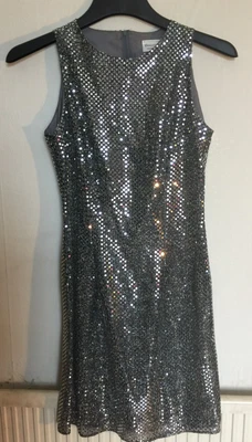 £29.99 • Buy 'charlotte Halton' Silver Sequinned Dress!