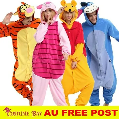 $17.92 • Buy Adult Kigurumi Pajamas Cosplay Unisex Fleece Sleepwear Pyjamas Onesies Costume