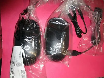 LOT OF 2 HP 672652-001  HP Black USB Optical Scroll Mouse NEW • $19.99
