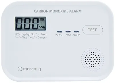 Carbon Monoxide Alarm CO Battery Powered MOTORHOME BOAT CARAVAN VW CAMPER VAN RV • £24.99