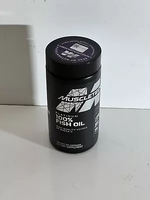 Muscletech Platinum 100 Fish Oil 100 Soft Gel Caps Banned Substance Free GMP • $18.75