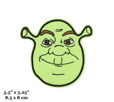 Shrek Cartoon Movie Ogre Character Face Embroidered Iron On Patch • $4.99