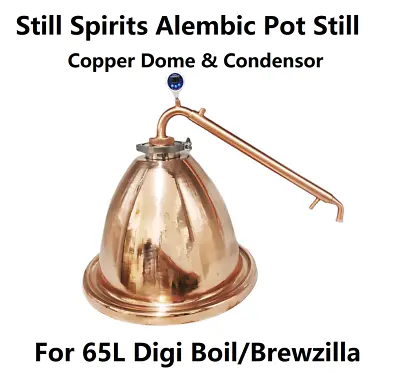 Large(40cm) Alembic Dome & Condensor Kit For 65L Digiboil Make Gin Whisky Rum • $419.09