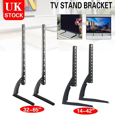 Universal Table Top TV Bracket Base VESA Pedestal Mount Stand 14 -65  LCD LED 3D • £15.99