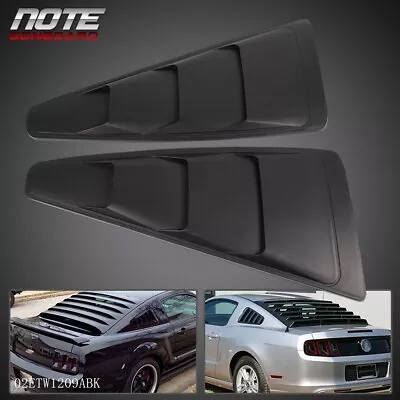 Fit For 05-14 Ford Mustang 1/4 Quarter Side Window Louvers Scoop Cover Vent • $20.85