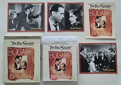 The Big Sleep Blu-ray & DVD With Artcards 1946 Humphrey Bogart Lauren Bacall • £39.95