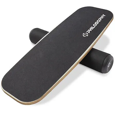 Balance Board - Wooden Balance Trainer With Adjustable Stoppers • $52.99