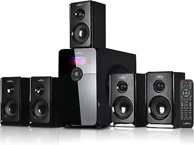 5.1 Channel Bluetooth Surround Sound Speaker System In Black • $158.99