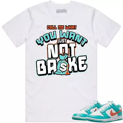 Miami Dunks Dolphins Shirt To Match - MIAMI NOT BROKE • $10.99