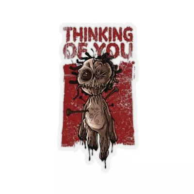 Voodoo Doll Halloween Stickers-Halloween Horror Nights Thinking Of You Stickers • $4.54