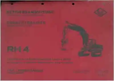 O&K Crawler Excavator RH4 Operators Manual With Parts List • £34.99