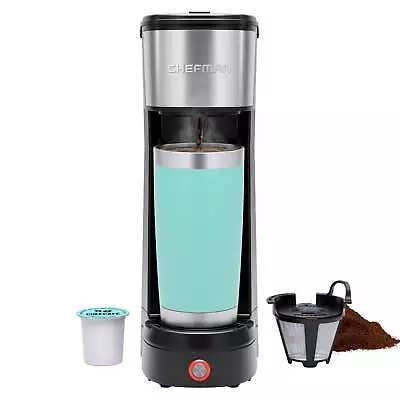 Single Serve Coffee Maker W/ Reusable Filter K Cup Compatible - Black New • $34.28