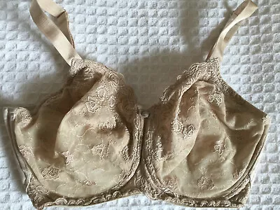 34ddd Wacoal 85720 Renaissance Embroidered Lace Women's Uw Full Cup T-shirt Bra • $25