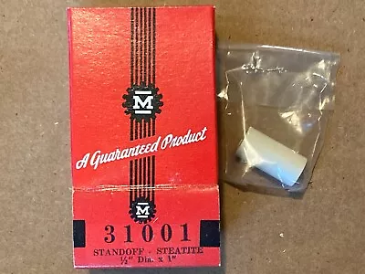 NOS NIB Vintage Millen #31001 1/2  X 1  Standoff - Steatite (2 Available) • $3