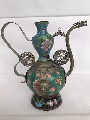 Steampunk Oriental Teapot 6” • $32.85