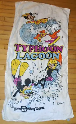 Vintage Walt Disney World Typhoon Lagoon Mickey Mouse Beach Towel • $22.50