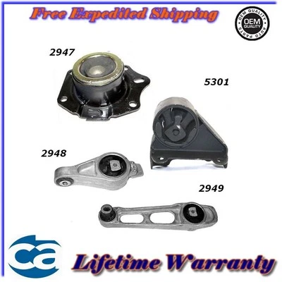 $71.24 • Buy Engine Motor & Trans. Mount Set 4PCS For Dodge Neon 2003-2005 2.0L Manual