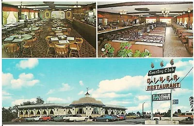 Country Club Diner And Restaurant In Marlton NJ Multiview Postcard • $4.95