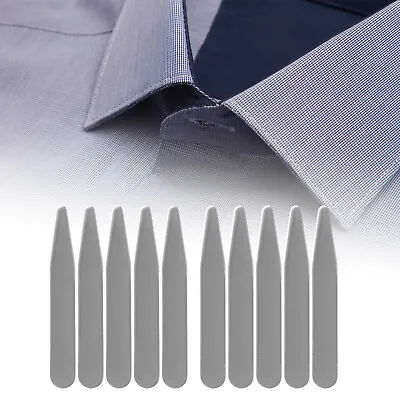 2/10Pcs Metal Collar Stays Bone Stiffeners For Men's Women's Shirt Inserts Stay • £5.38