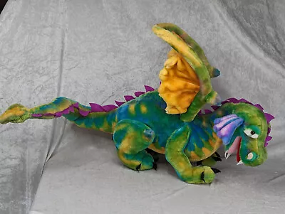 Melissa & Doug Large Dragon Stuffed Poseable Plush Mythical Creature Toy Fantasy • $29.99